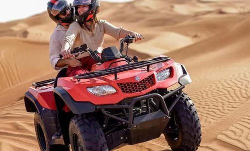 Desert safari abu dhabi with atv